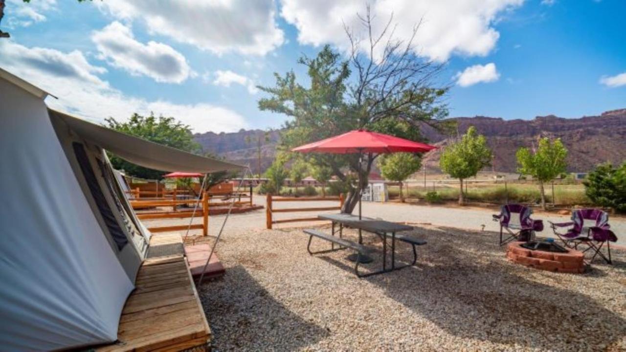 Funstays Glamping Setup Tent In Rv Park #2 Ok-T2 Moab Exterior photo